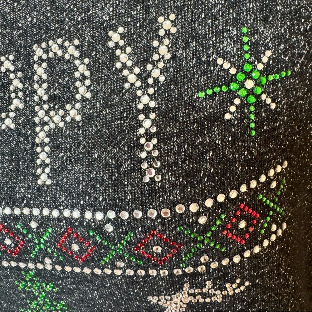 Women’s Christmas Crewneck Sweatshirt with Pocket | #W38 - Picture 5 of 10